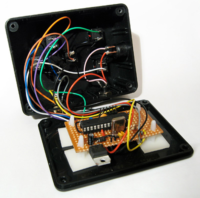 Insides of the TV game